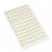 Perełki samoprzylepne białe 10mm