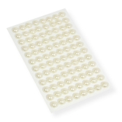 Perełki samoprzylepne białe 10mm