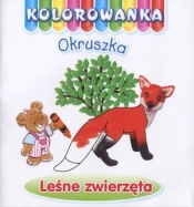 Leśne zwierzęta. Kolorowanka Okruszka - Anna Wiśniewska