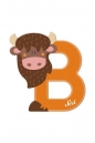 Litera B Bison Zestaw zwierzęcy 12 sztuk