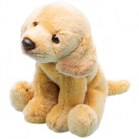 Żółty Labrador siedzący 13 cm