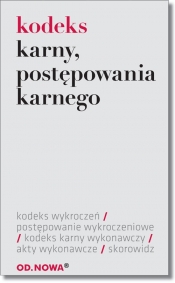 Kodeks karny, postępowania karnego, karny wykonawczy