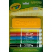 Markery do białej tablicy 5 kolorów CRAYOLA