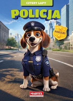 Cztery łapy Policja z naklejkami - Maciej Ratajczyk