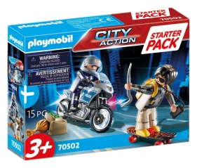 Playmobil City Action: Starter Pack Policja - zestaw dodatkowy (70502)