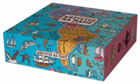 Wszystko na mapie. Puzzle - Aleksandra Mizielińska, Daniel Mizieliński