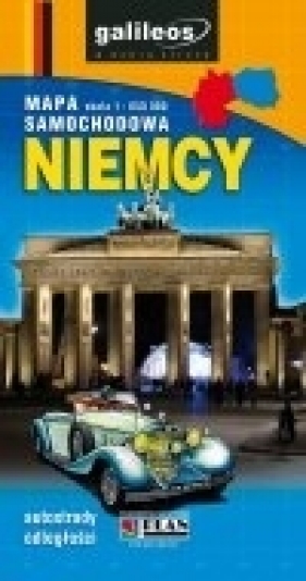 NIEMCY- mapa samochodowa laminowana (2014) - Opracowanie zbiorowe