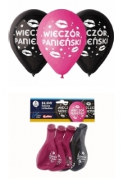 Balony z nadrukiem Godan WIECZÓR PANIEŃSKI (różne) (GS110/PG03)