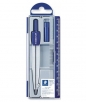 Cyrkiel szkolny Staedtler Noris z etui na grafity, niebieski (S 550 50)