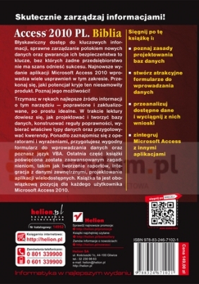 Access 2010 PL Biblia - Groh Michael R.