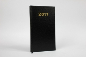 Kalendarz książkowy A6 tygodniowy Vivella z gumką 2018. Mix kolorów