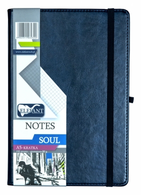 Notes Soul A5/192k. kratka - Granatowy