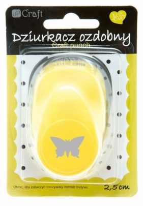 Dziurkacz ozdobny 2,5cm motyl 2 (JCDZ-110-038) - JCDZ-110-038