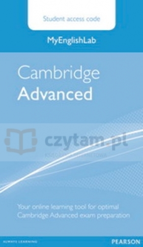 MyEnglishLab Cambridge Advanced StudentAccesCodeCard