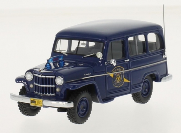 Jeep Willys Station Wagon Michigan State Police 1954 (GXP-571347)