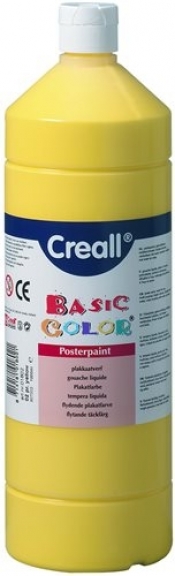Farba tempera Creall Basic Color 1000ml - żółty podstawowy nr 02