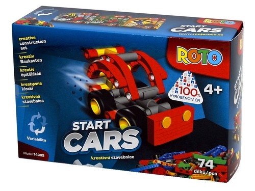 Klocki Roto Start Cars 74 elementy (ROTO CARS 0022)