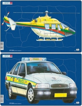 Helikopter/ Samochód policyjny - <br />