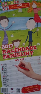Kalendarz 2017 KPD-5 Familijny z naklejkami