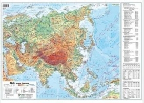 Azja 1:22 000 000 mapa pol. i fiz. ścienna - Praca zbiorowa
