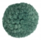 Pompony włóczkowe, 6 szt. 3cm - szmaragdowy (412942)