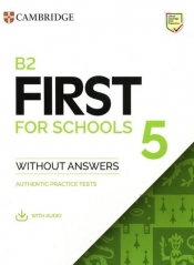 B2 First for Schools 5 without answers - Cambridge