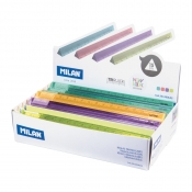 Linijka plastikowa trójkątna NEW LOOK 15 cm, pud. 60 szt.