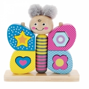 Sorter drewniany Motylek Pupilek (61402)