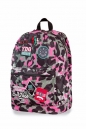 CoolPack - Cross - Plecak młodzieżowy - Camo Pink (Badges)(A26112)