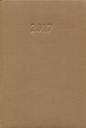 Kalendarz 2017 KKA-5D dzienny brązowy
