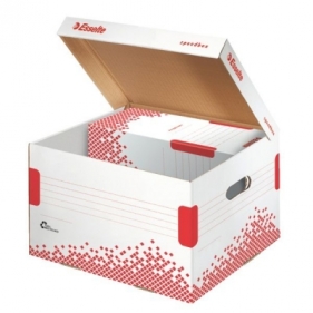 Pudło archiwizacyjne Esselte Speedbox - biało-czerwony 367 mm x 325 mm x 263 mm (623912)