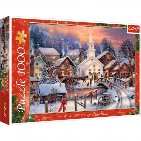 Trefl, Puzzle 1000: Białe Święta (10602)