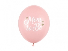 Balony Mom to Be Pastel Pale Pink 30cm 50szt