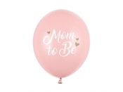 Balony Mom to Be Pastel Pale Pink 30cm 50szt