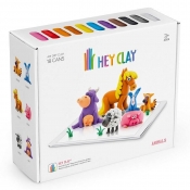 Hey Clay: masa plastyczna - Zwierzęta (HCLSE002PCS)