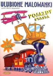 Pojazdy Stasia. Ulubione malowanki - Ernest Błędowski (ilustr.)