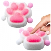 Gniotek Kocia łapka antystresowa Squishy biała