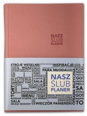 Notes 21NT Nasz ślub. Planer Vivella pudrowy róż