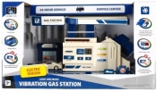 Stacja benzynowa z akcesoriami metalowymi