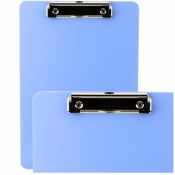 Deska z klipem A4 do pisania plastikowa niebieska