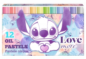 Coolpack, Pastele olejne Disney Fashion - Stitch pastel, 12 kol. (92023PTR)