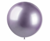 Balon kula shiny fioletowa 80cm