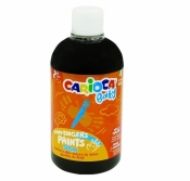 Farba Carioca baby do malowania palcami czarna 500 ml