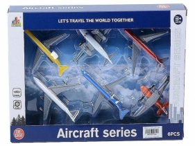 Samolot pasażerski metalowy 6szt