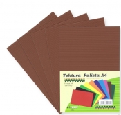 Tektura A4 falista brązowa 5szt