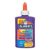 Elmer’s kolorowy klej PVA, fioletowy, 147 ml, zmywalny - doskonały do Slime (2109502)