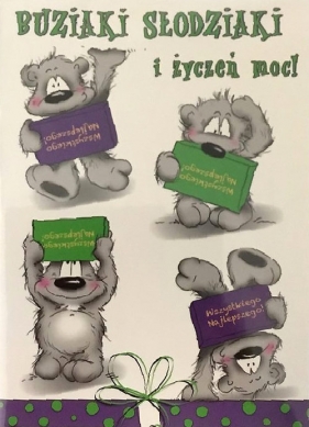 Karnet Happy B6 + koperta wzór nr 23 (opakowanie 4 sztuki)