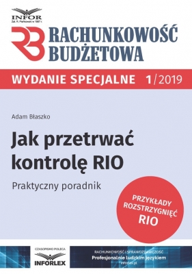 Jak przetrwać kontrolę RIO Praktyczny poradnik - Anna Błaszko