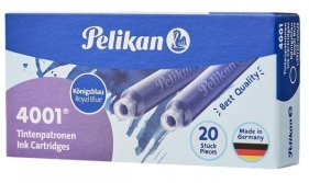 Naboje atramentowe krótkie 20szt niebieski