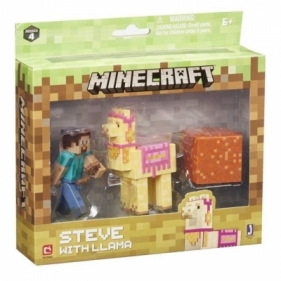 Minecraft - zestaw Steve z lamą
